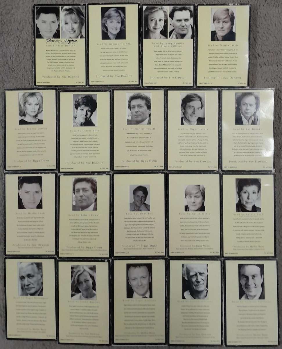 Talking Classics - Selection of 19 Audio Books on tape (Jane Austen, Charles Dickens, Oscar Wilde)