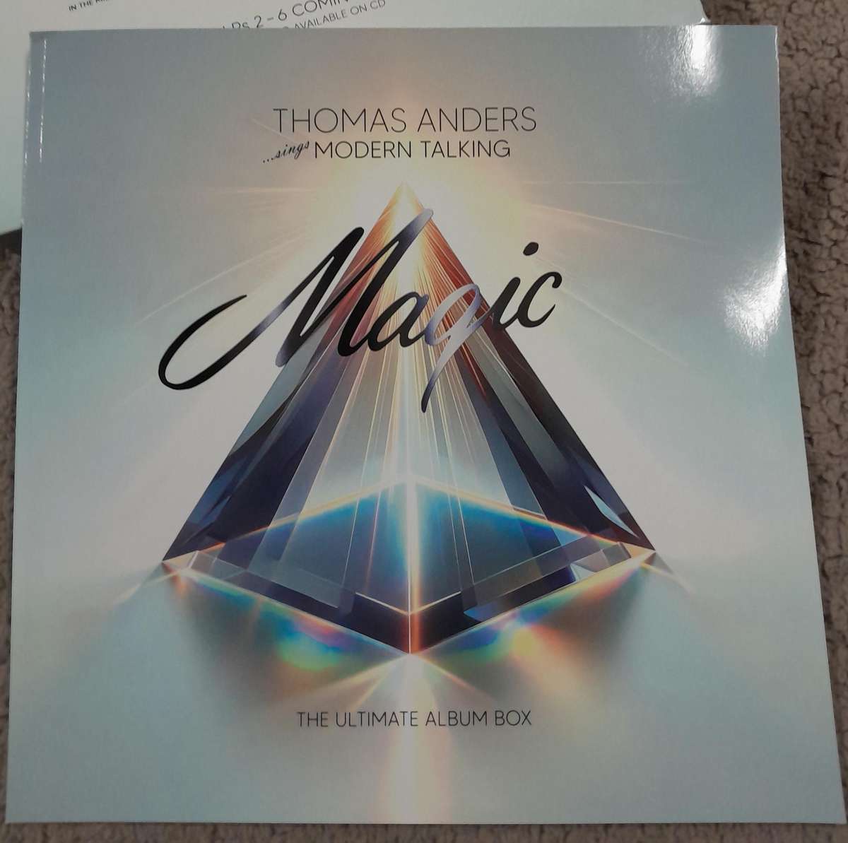 Modern Talking / Thomas Anders - Storage box and booklet with poster NO RECORDS!