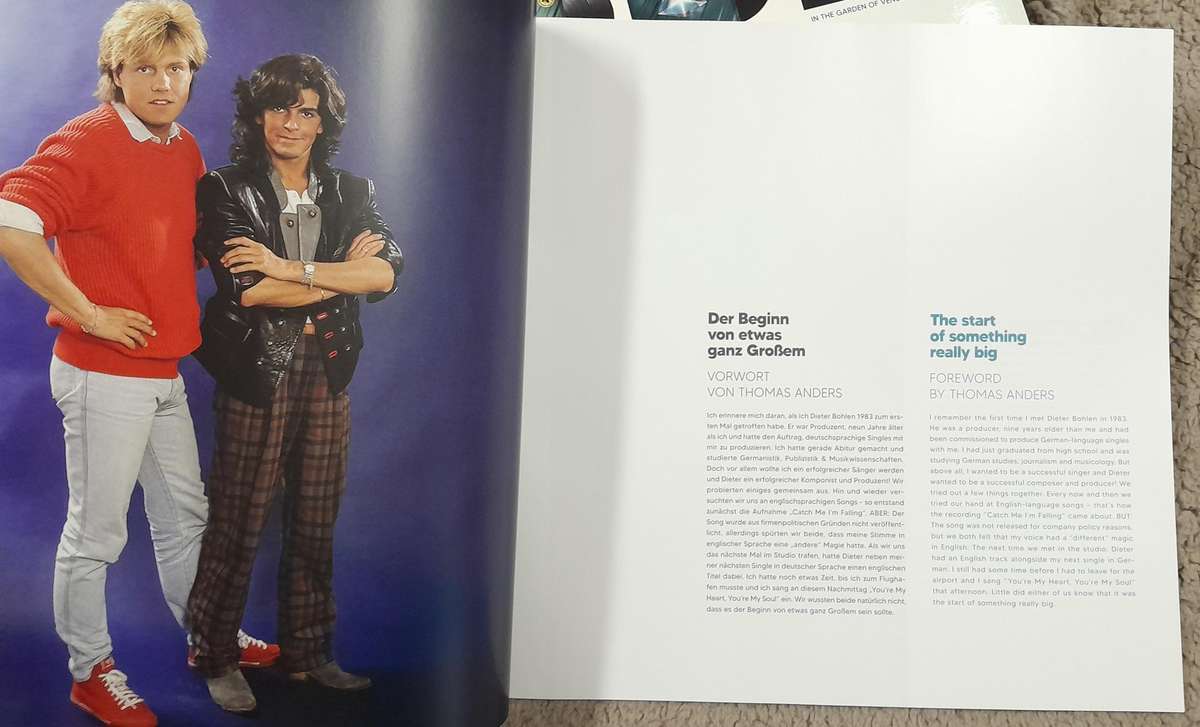 Modern Talking / Thomas Anders - Storage box and booklet with poster NO RECORDS!