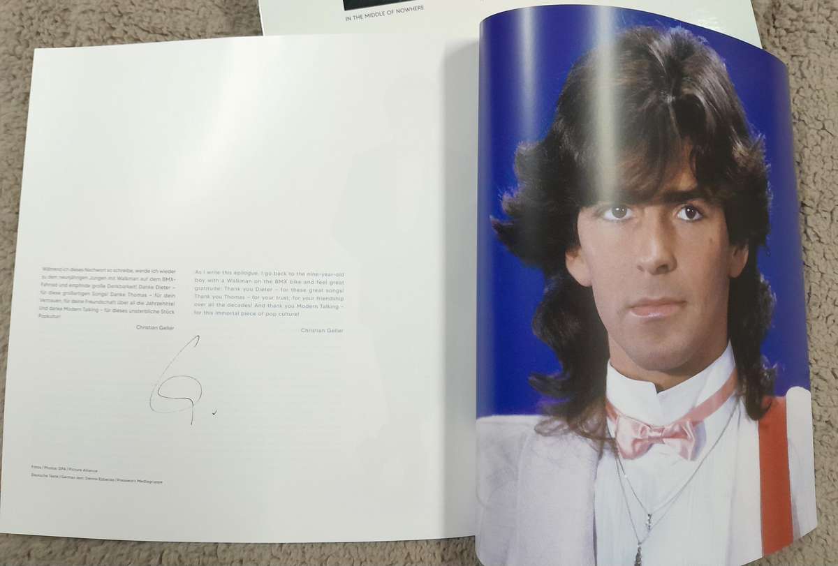 Modern Talking / Thomas Anders - Storage box and booklet with poster NO RECORDS!