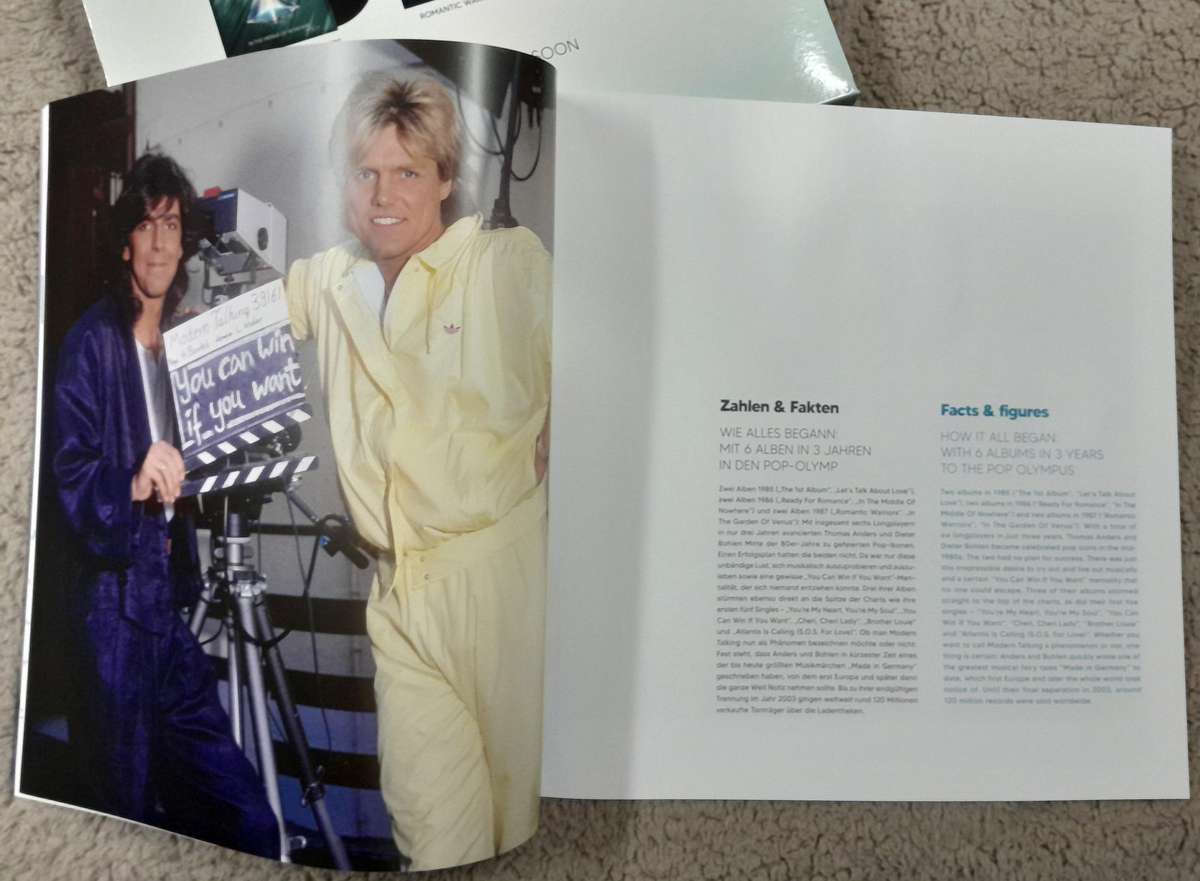 Modern Talking / Thomas Anders - Storage box and booklet with poster NO RECORDS!