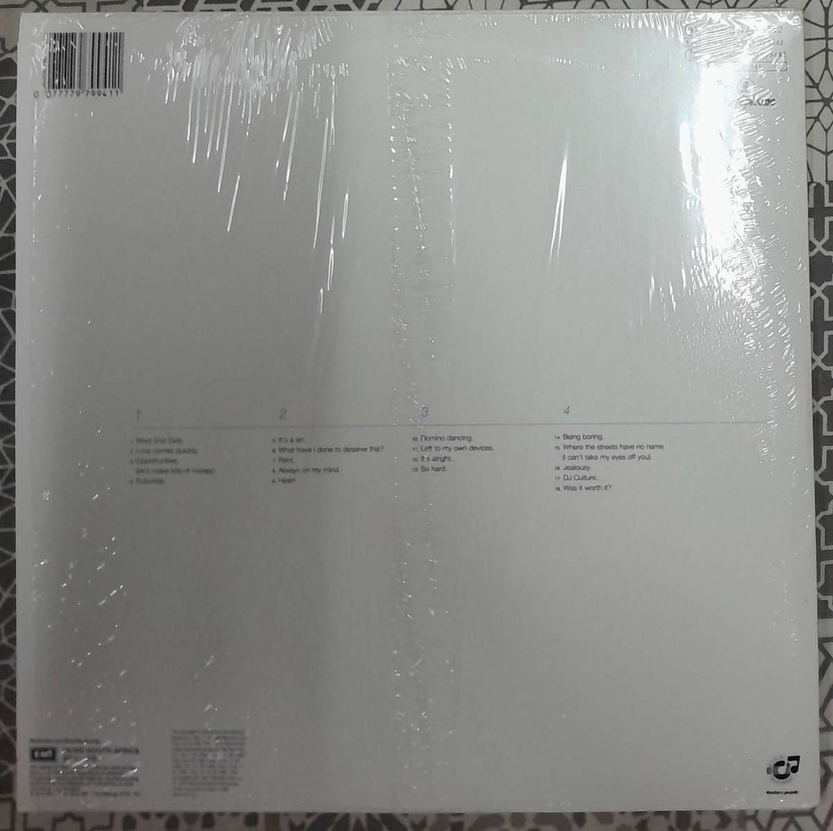 Pet Shop Boys - Discography 2LP set (The Complete Singles Collection 1985 - 1991)