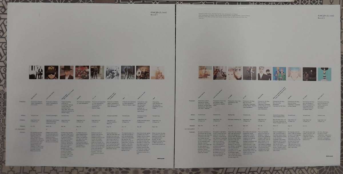 Pet Shop Boys - Discography 2LP set (The Complete Singles Collection 1985 - 1991)