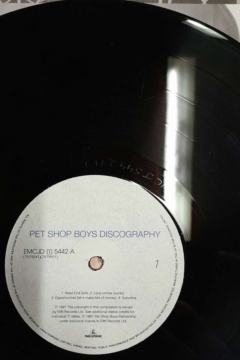 Pet Shop Boys - Discography 2LP set (The Complete Singles Collection 1985 - 1991)