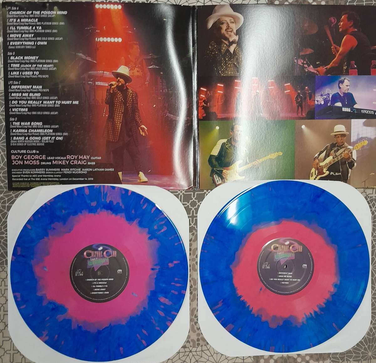 Culture Club - Live at Wembley 2016 (2LP Limited Edition Coloured Splatter vinyl)