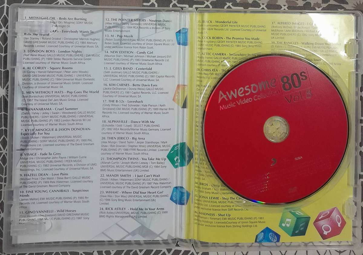 Awesome 80's Volume 8 DVD