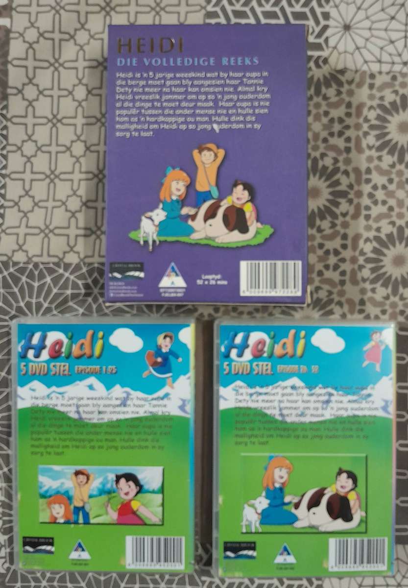 Heidi - COMPLETE 52 episode series 10DVD set (Afrikaans, as seen on TV)