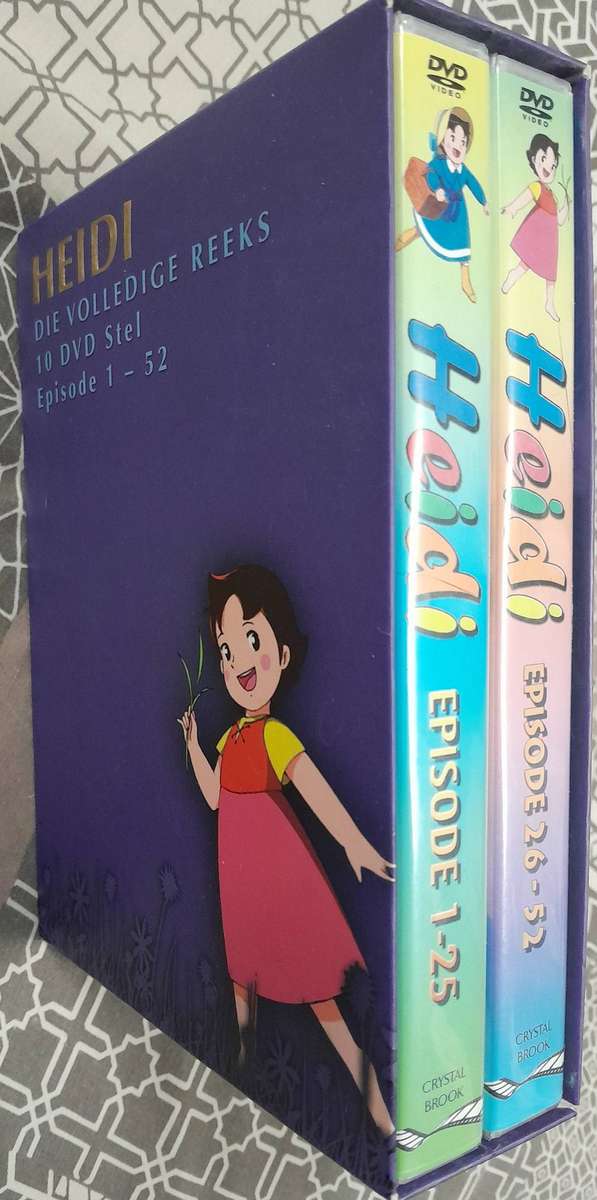 Heidi - COMPLETE 52 episode series 10DVD set (Afrikaans, as seen on TV)