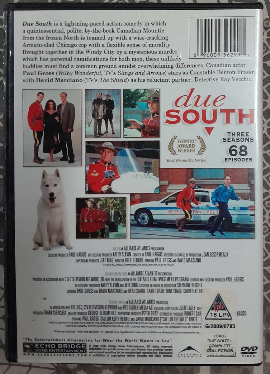 Due South - Complete series DVD set (11 disc set)
