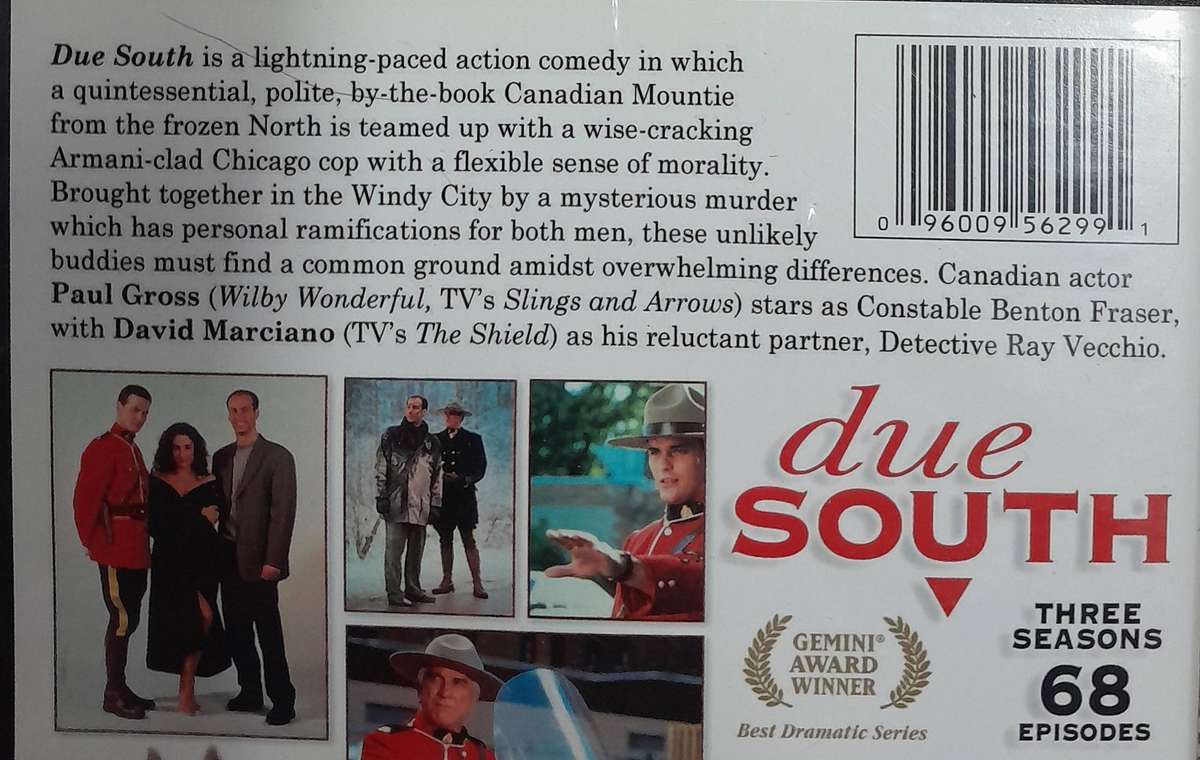 Due South - Complete series DVD set (11 disc set)