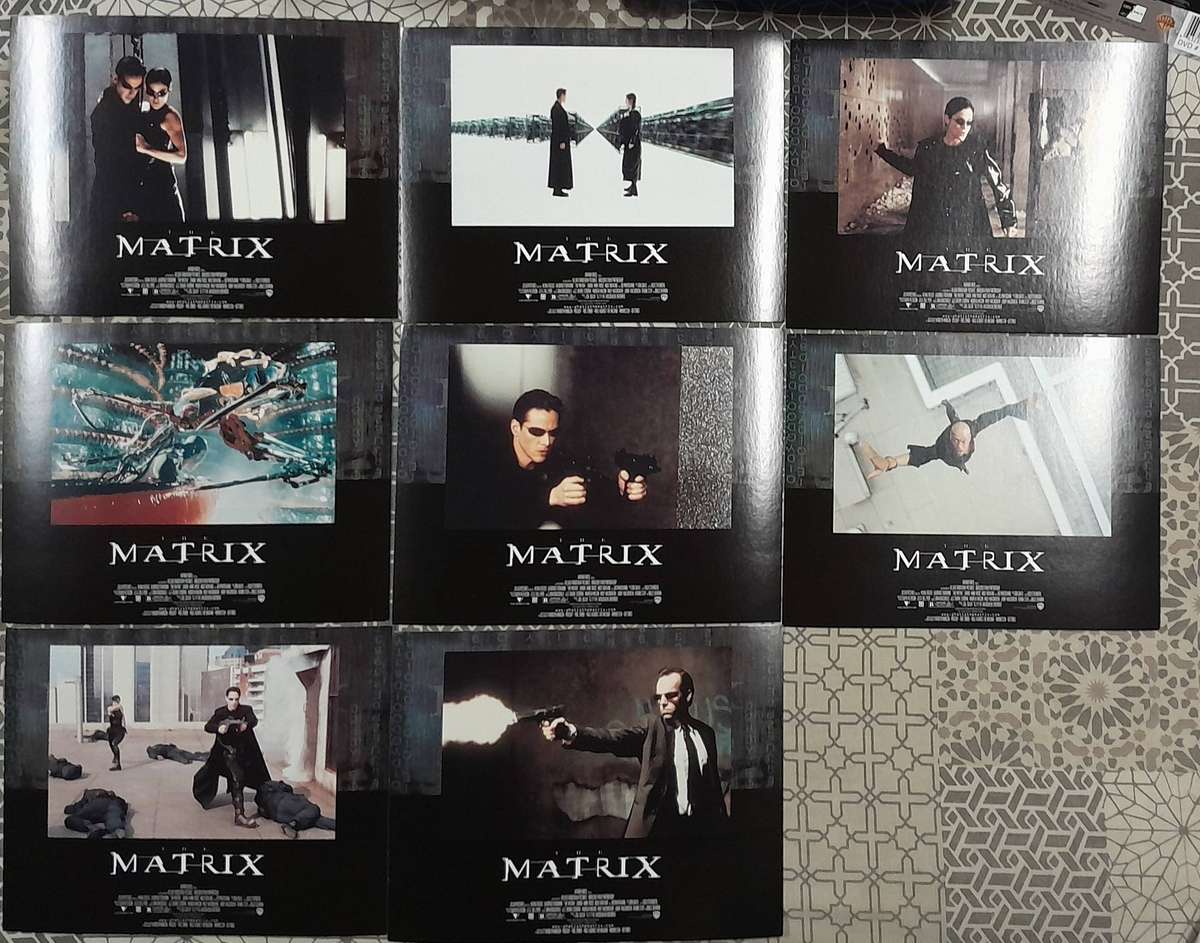 The Matrix - Deluxe Platinum Collectors Set DVD with Senitype and Lobby Cards