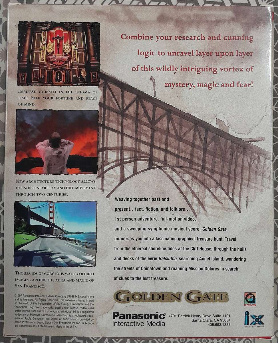 Golden Gate - PC Big Box Game