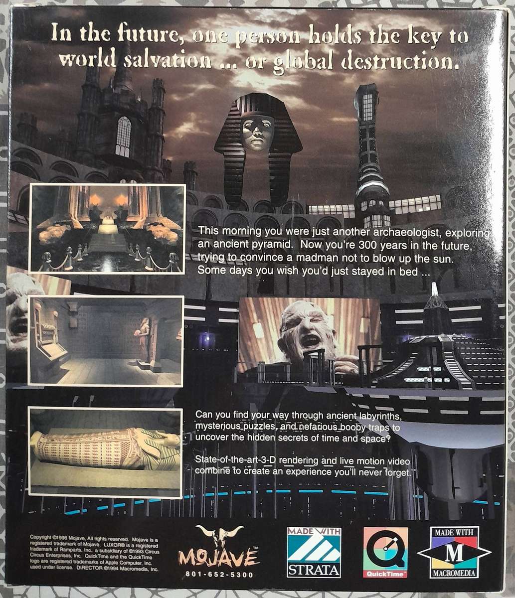 Secrets of the Luxor - Big Box PC Game