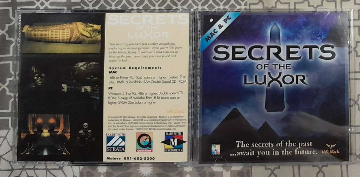 Secrets of the Luxor - Big Box PC Game