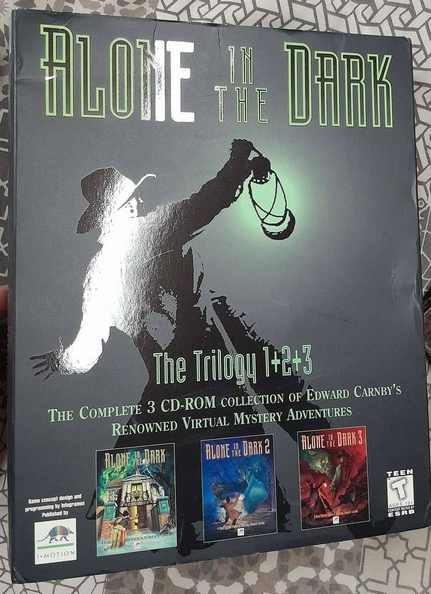 Alone In The Dark Trilogy Big Box PC game with Official Strategy Guides (Games 1 to 3)
