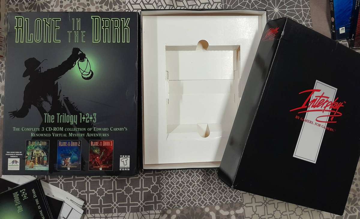 Alone In The Dark Trilogy Big Box PC game with Official Strategy Guides (Games 1 to 3)