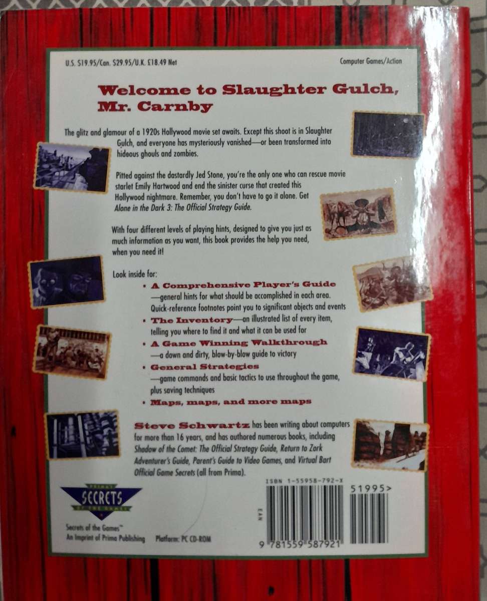 Alone In The Dark Trilogy Big Box PC game with Official Strategy Guides (Games 1 to 3)