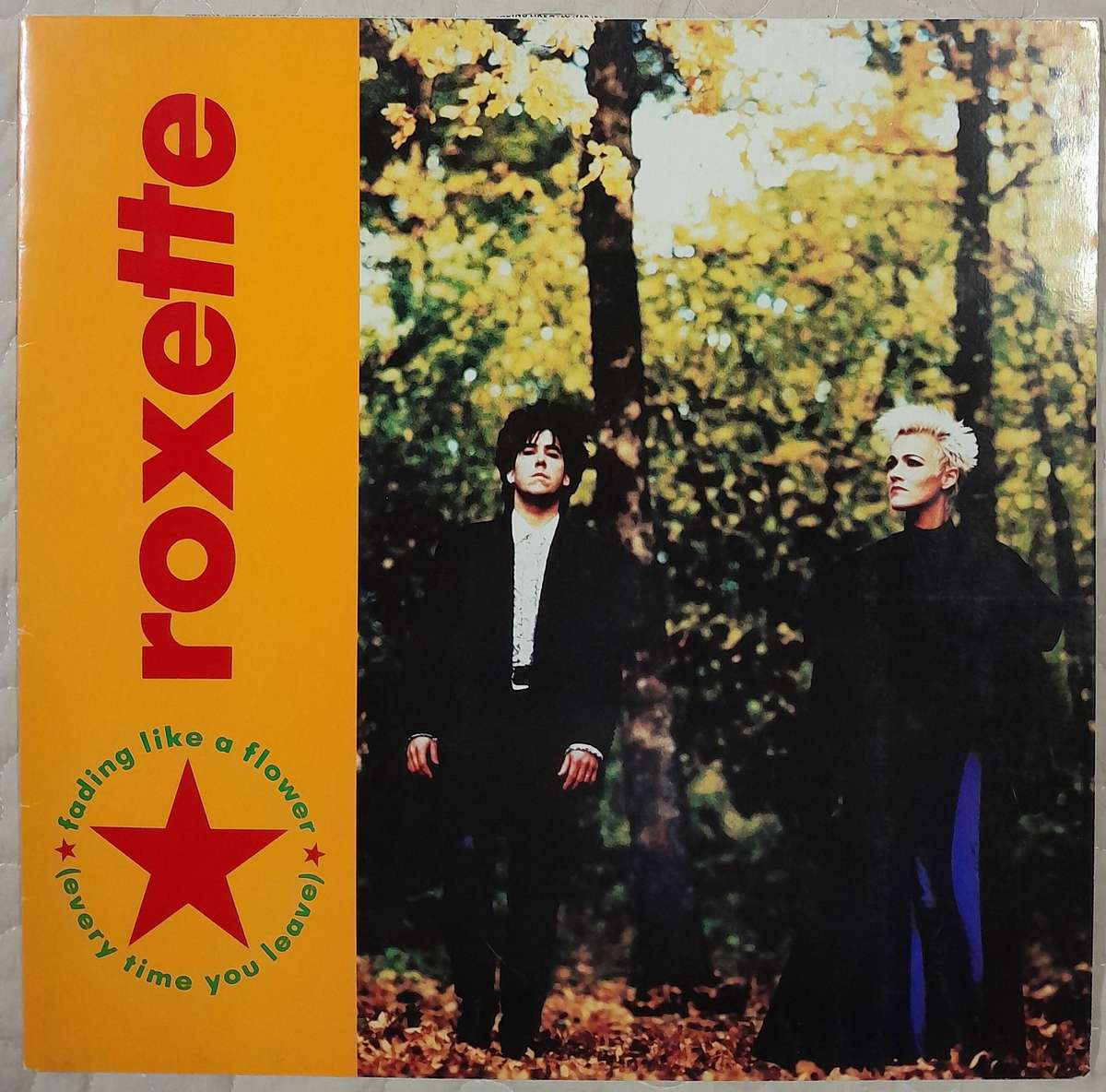 Roxette - Fading Like A Flower 12" maxi single (Swedish pressing)