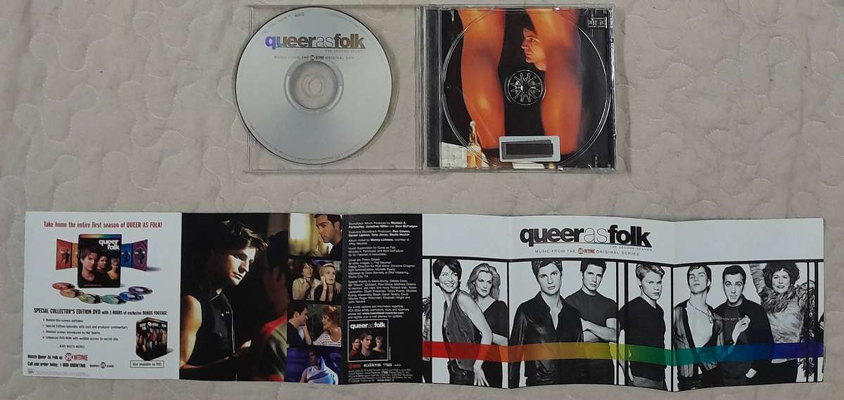 Queer as Folk - Seasons 2 and 3 Soundtracks CD (bundle of both, USA versions)