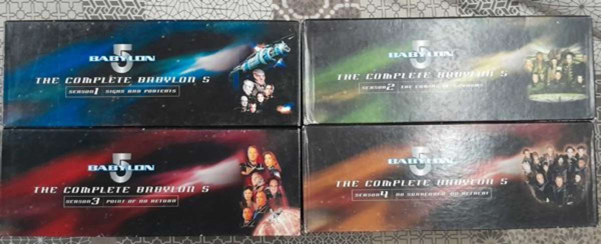 Babylon 5 Seasons 1 to 4 VHS bundle plus 3 movies (47 VHS bundle)