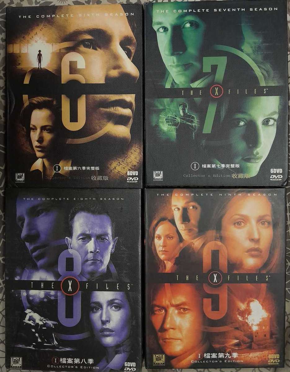 X-Files seasons 1 to 9 dvd bundle