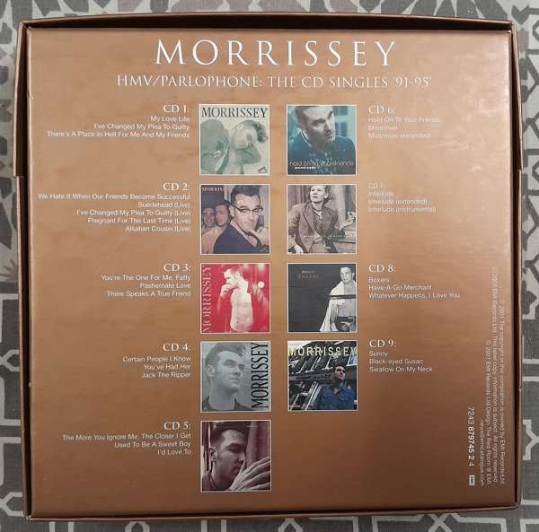 Morrissey - The HMV/Parlophone CD Singles 91-95 (9 x CD single Box) (The Smiths)