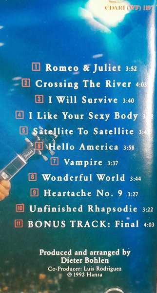 Blue System - Hello America CD