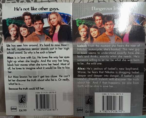 Roswell High - 10 Book series (Roswell tv series)