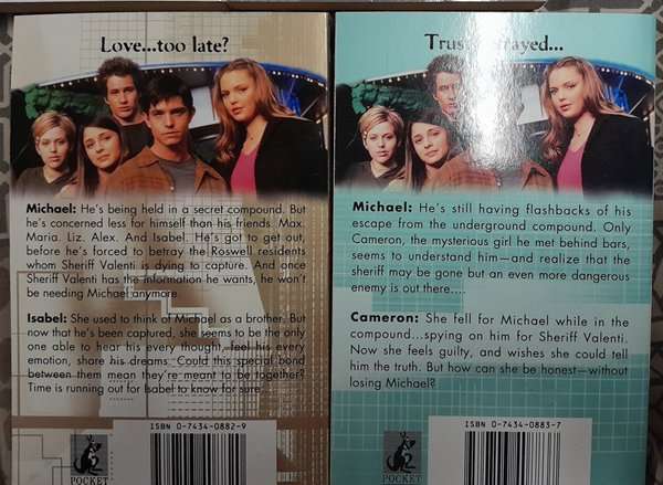 Roswell High - 10 Book series (Roswell tv series)