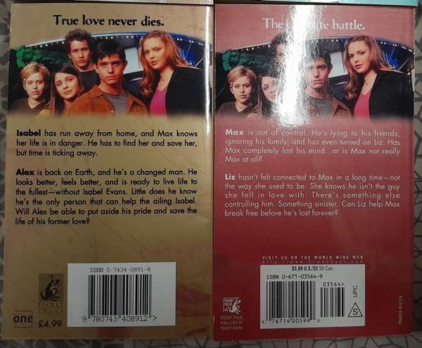 Roswell High - 10 Book series (Roswell tv series)