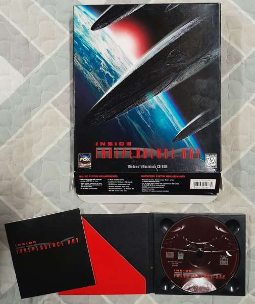 Inside Independence Day - Interactive CD-Rom PC Big Box