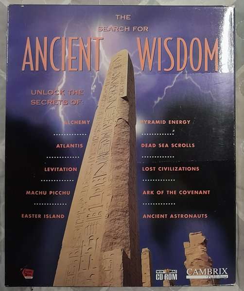Ancient Wisdom - Interactive Multimedia CD-Rom PC Big Box