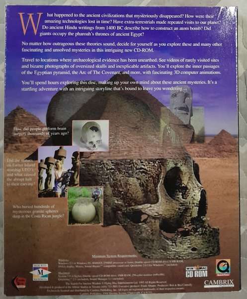 Ancient Wisdom - Interactive Multimedia CD-Rom PC Big Box