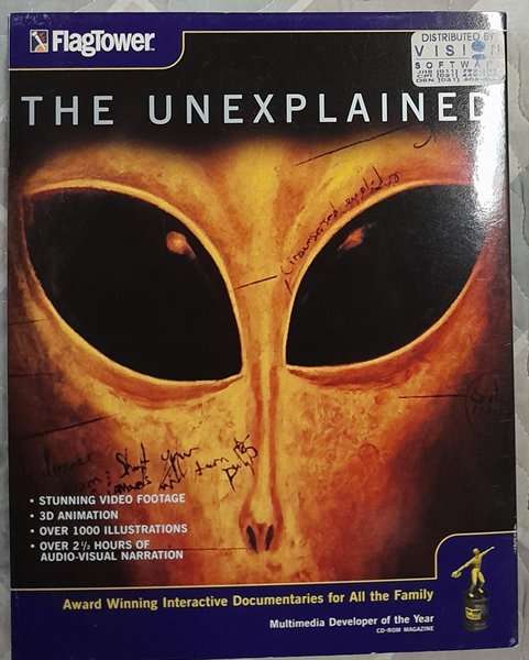 The Unexplained - Interactive Multimedia CD-Rom PC Big Box