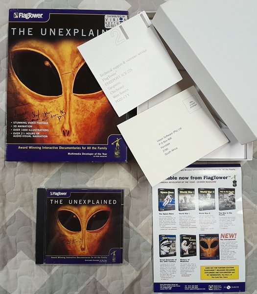 The Unexplained - Interactive Multimedia CD-Rom PC Big Box