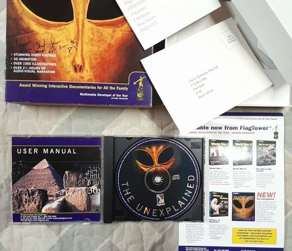 The Unexplained - Interactive Multimedia CD-Rom PC Big Box