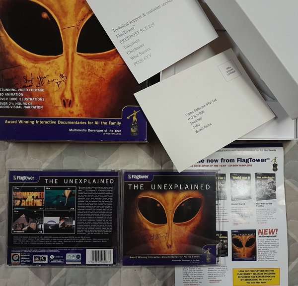 The Unexplained - Interactive Multimedia CD-Rom PC Big Box