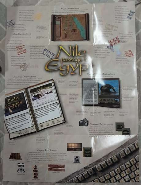 NIle - Passage to Egypt - Interactive Multimedia CD-Rom PC Big Box (with lenticular mousepad)