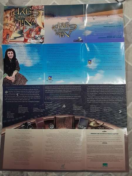 NIle - Passage to Egypt - Interactive Multimedia CD-Rom PC Big Box (with lenticular mousepad)