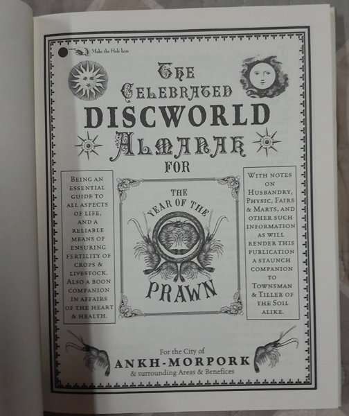 The Discworld Almanak - The Year of the Prawn (2005) Terry Pratchett and Bernard Pearson