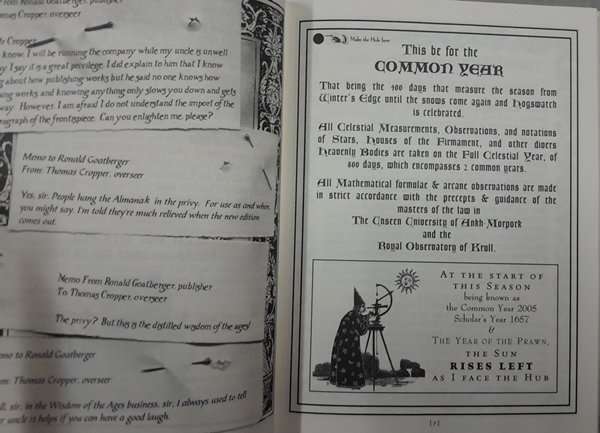 The Discworld Almanak - The Year of the Prawn (2005) Terry Pratchett and Bernard Pearson