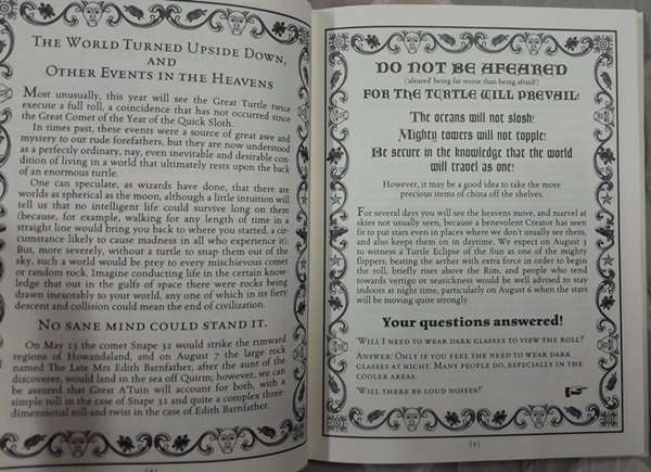 The Discworld Almanak - The Year of the Prawn (2005) Terry Pratchett and Bernard Pearson