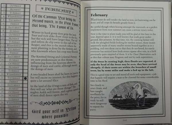 The Discworld Almanak - The Year of the Prawn (2005) Terry Pratchett and Bernard Pearson