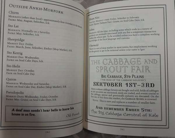 The Discworld Almanak - The Year of the Prawn (2005) Terry Pratchett and Bernard Pearson