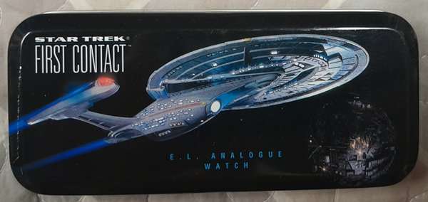 Star Trek First Contact Wristwatch in tin