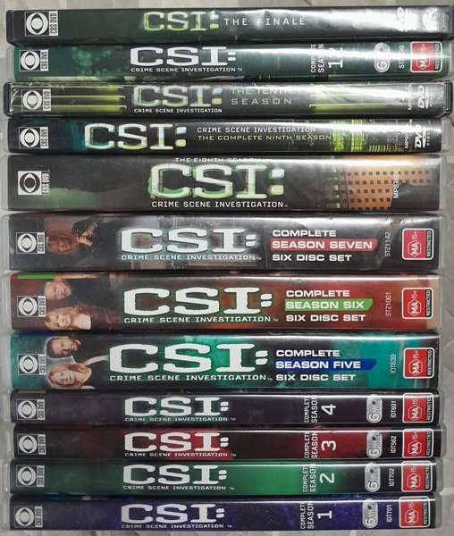 CSI - Original series Seasons 1 to 10, 12 and Finale DVD Bundle