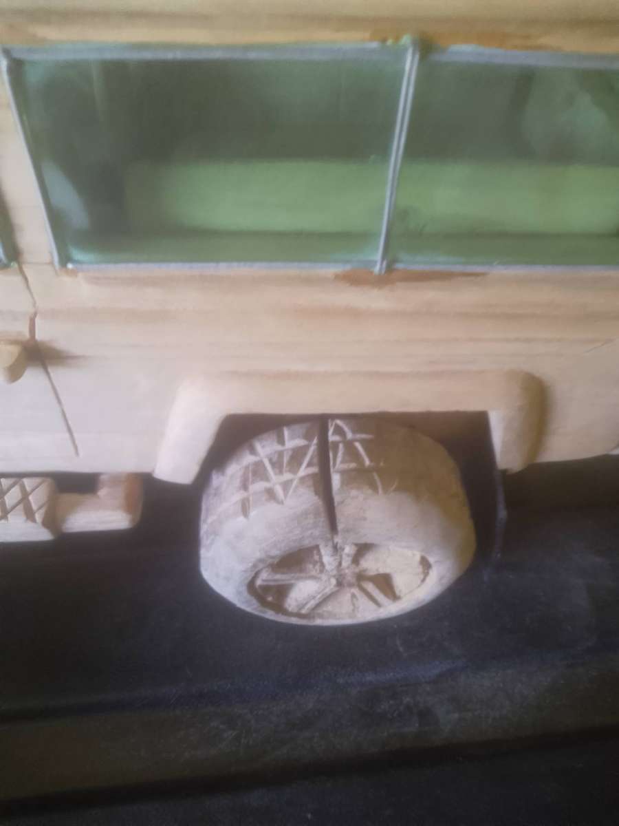 Handcrafted wooden 4x4 Replica toy