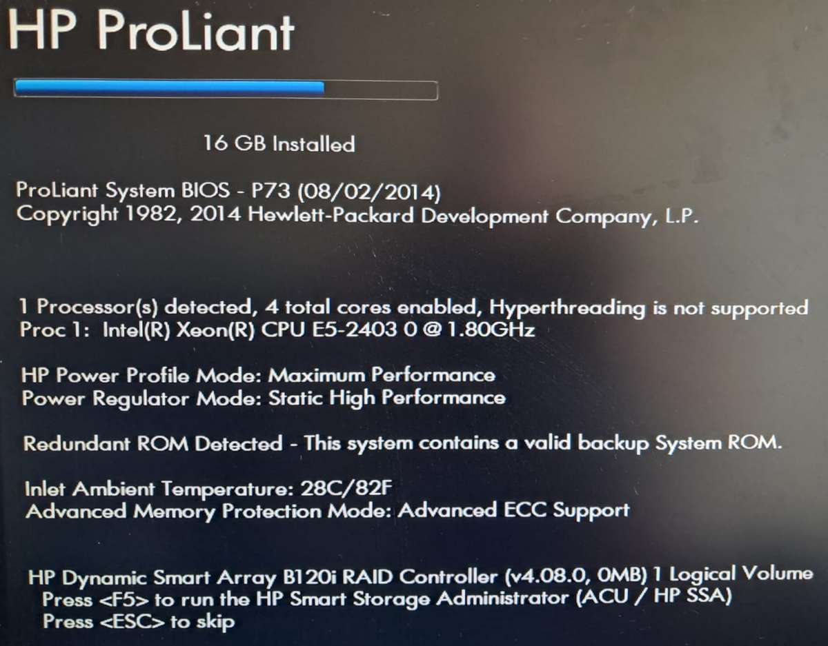 HP Proliant DL360e 8th Gen Server (As new)