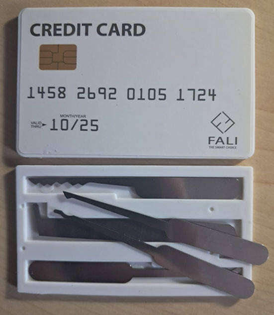 Portable Lockpick Set for Locksmiths and Locksmith Enthusiasts