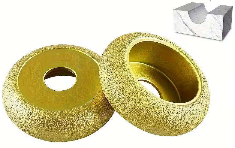 Diamond Brazed Stone Edge Grinding Wheel